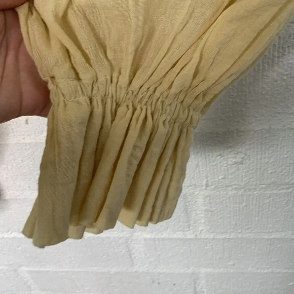 Jen's Pirate Booty Cotton Long Sleeve Bell Wooden Button Top size Large - Picture 4 of 8